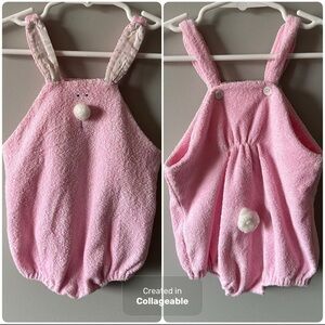 Vintage Alison Scott Spencerville Baby 12 Months Easter Bunny Bubble Romper